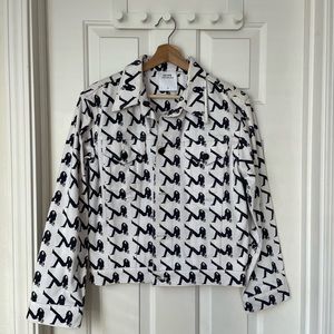 Calvin Klein Jean Jacket with Brooke Shields Print